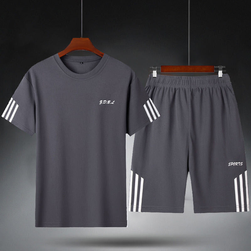 Ensemble Sport Homme — T-Shirt & Short | Séchage Rapide | Été
