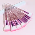 Set 10 Pinceaux Maquillage Licorne — Édition Paillettes