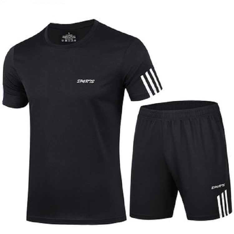 Ensemble Sport Homme — T-Shirt & Short | Séchage Rapide | Été
