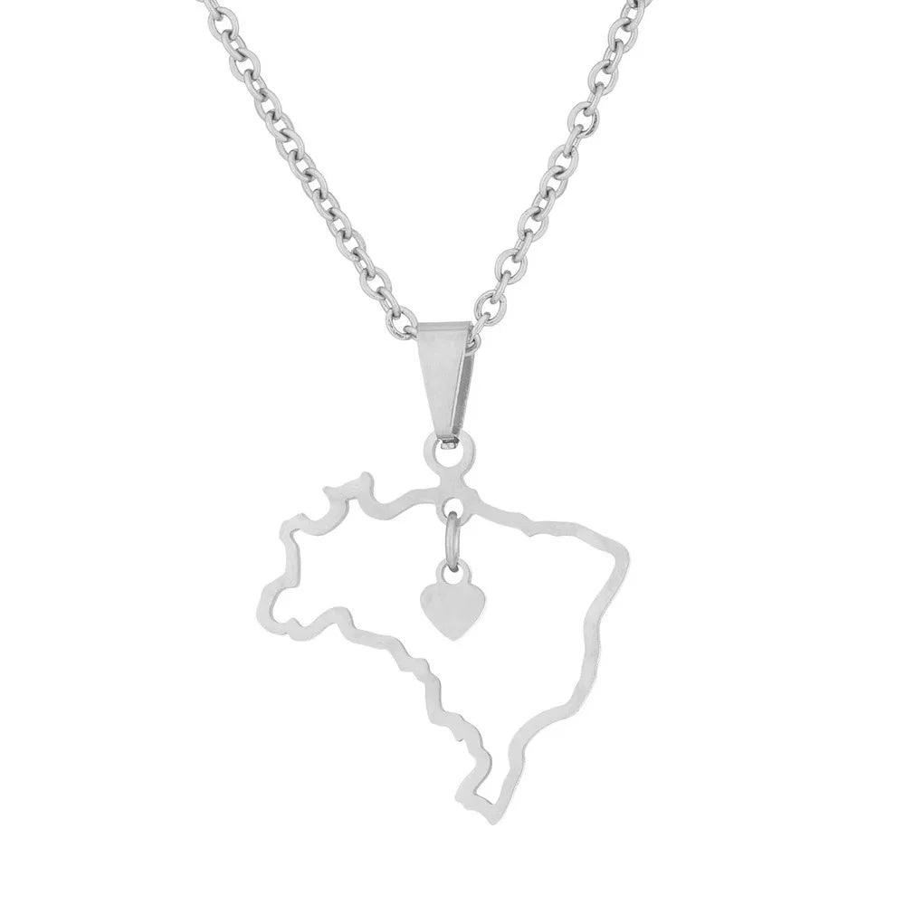 Stainless Steel Creative Steel Ball Chain Necklace