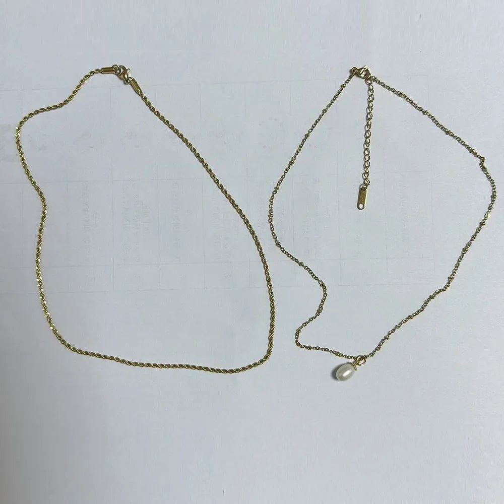 Stainless Steel Creative Steel Ball Chain Necklace